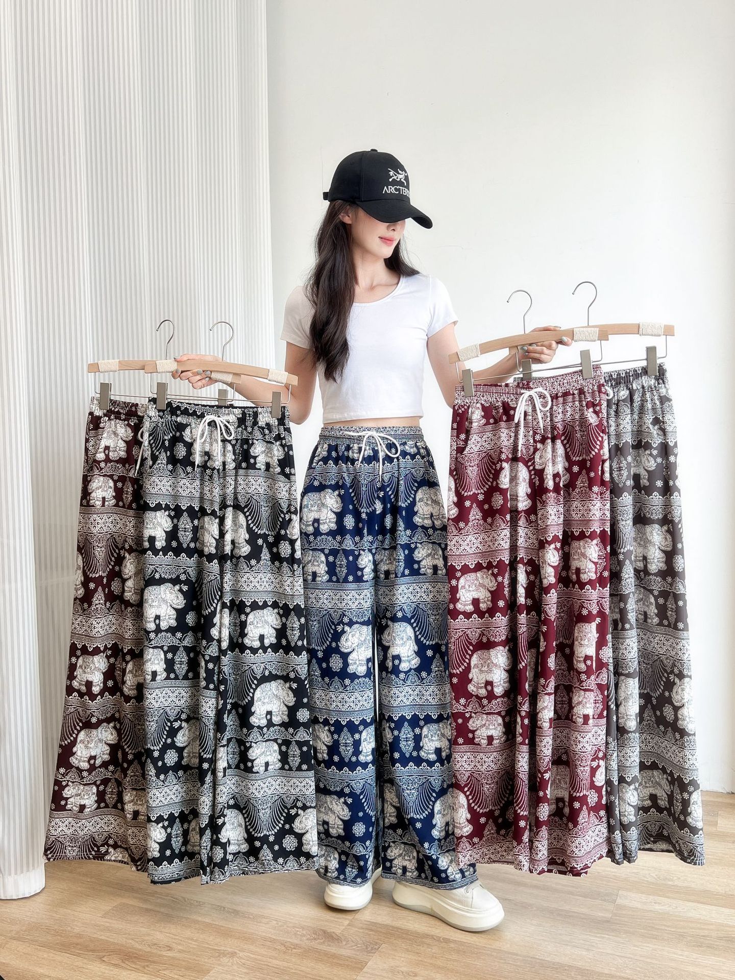 2025 Summer Southeast Asia Hot Spring Summer Ethnic High Waist Slim El photo 5 (style 953016294354)