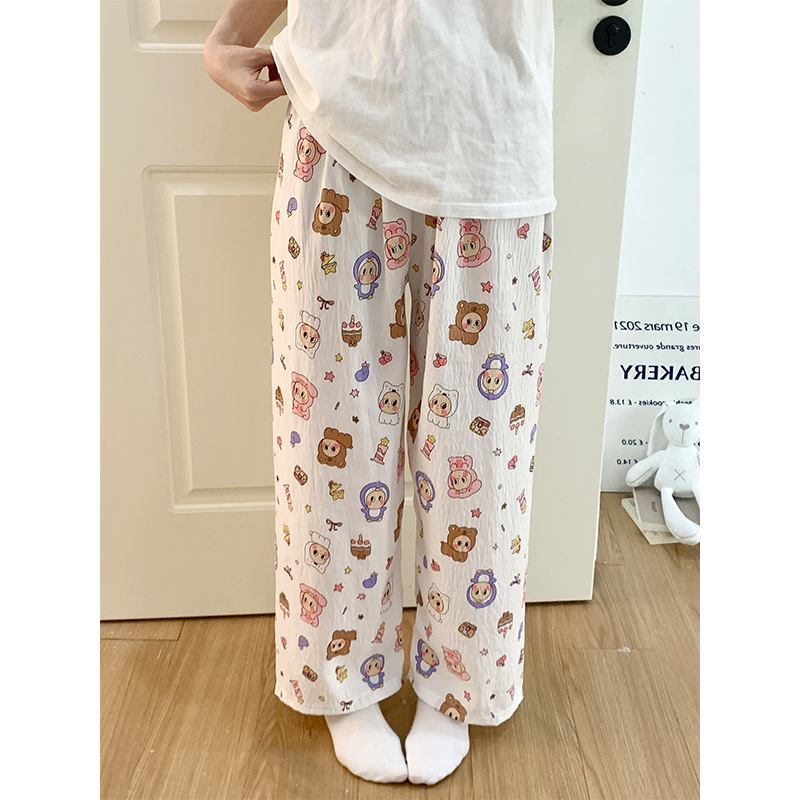 Summer Cotton Homewear Women Short Sleeve Shorts 2 Pcs Breathable Comf photo 2 (style 251)