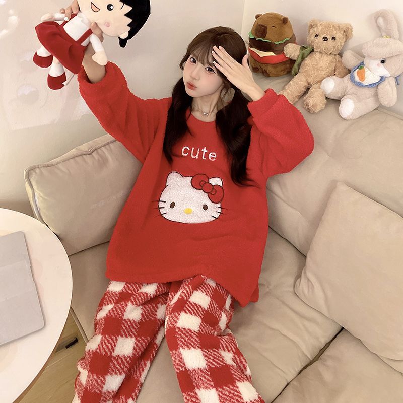 Summer Cotton Homewear Women Short Sleeve Shorts 2 Pcs Breathable Comf photo 4 (style 010)