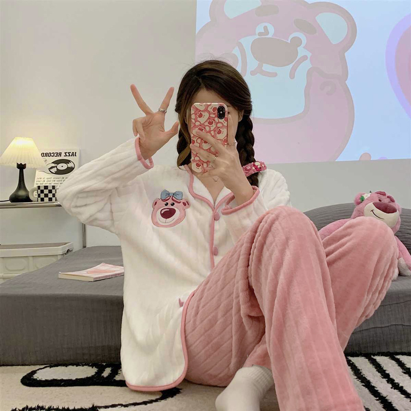 Summer Cotton Cardigan Homewear Women Short Sleeve Shorts 2 Pcs Breath photo 4 (style 062)