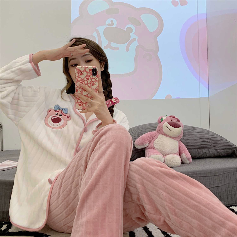 Summer Cotton Cardigan Homewear Women Short Sleeve Shorts 2 Pcs Breath photo 6 (style 062)