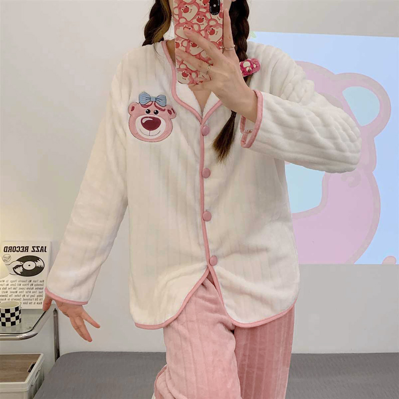 Summer Cotton Cardigan Homewear Women Short Sleeve Shorts 2 Pcs Breath photo 7 (style 062)