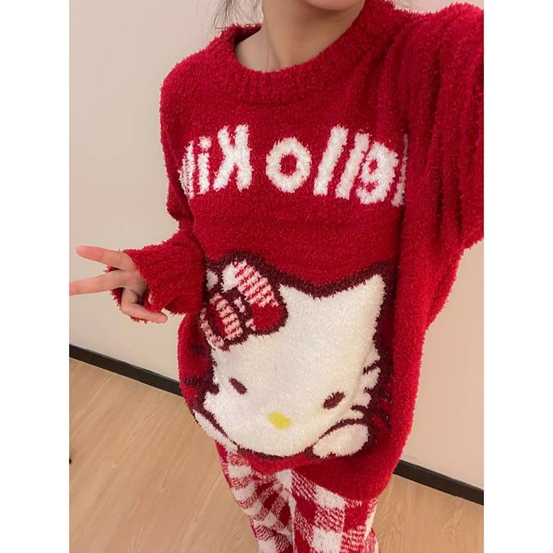 Summer Cotton Homewear Women Short Sleeve Shorts 2 Pcs Breathable Comf photo 5 (style 240)
