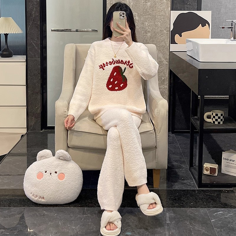 Summer Cotton Homewear Women Short Sleeve Shorts 2 Pcs Breathable Comf photo 6 (style 245)