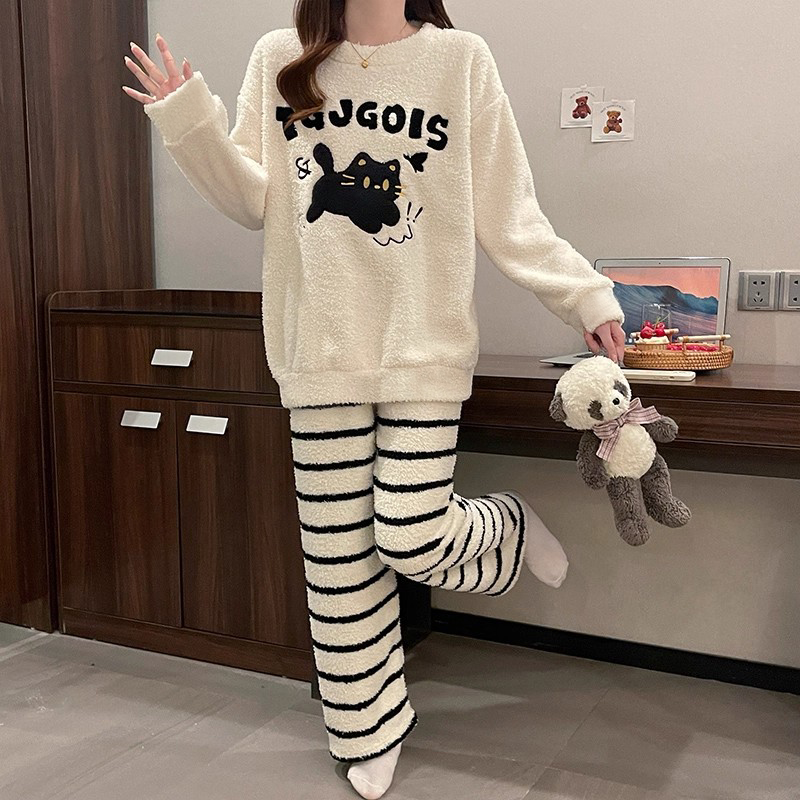 Summer Cotton Homewear Women Short Sleeve Shorts 2 Pcs Breathable Comf photo 5 (style 248)