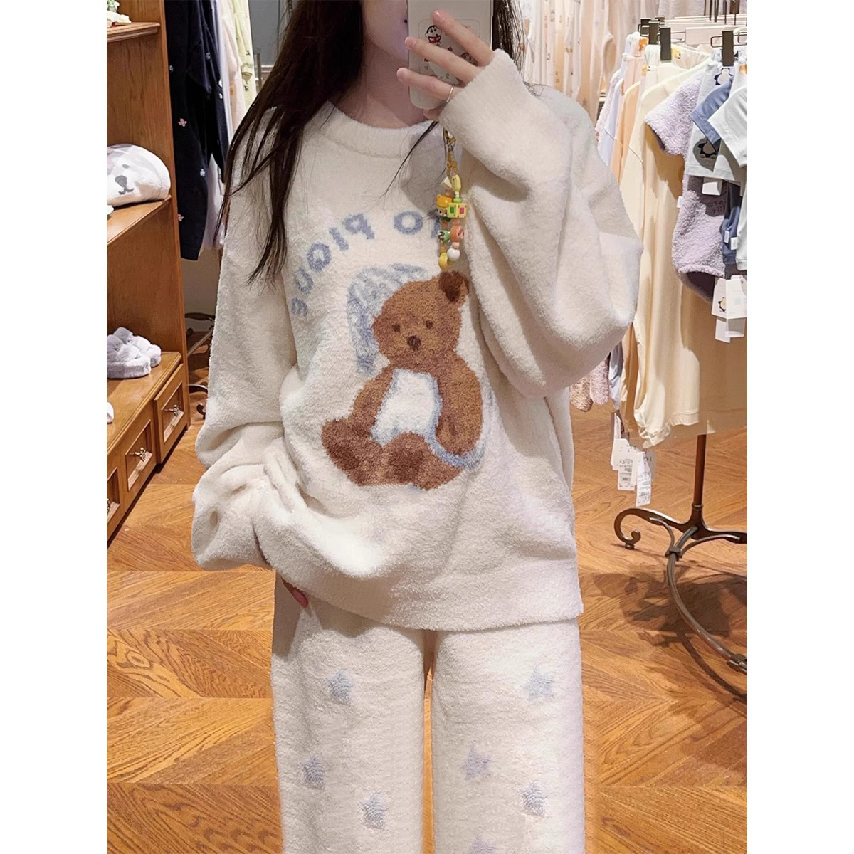 Summer Cotton Homewear Women Short Sleeve Shorts 2 Pcs Breathable Comf photo 6 (style 253)