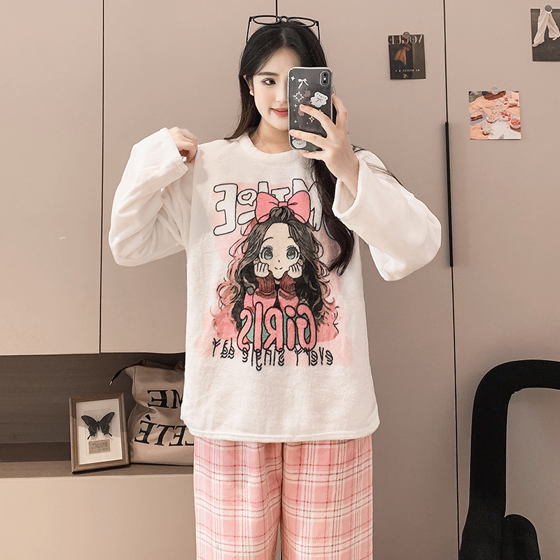 Summer Cotton Homewear Women Short Sleeve Shorts 2 Pcs Breathable Comf photo 1 (style 270281)