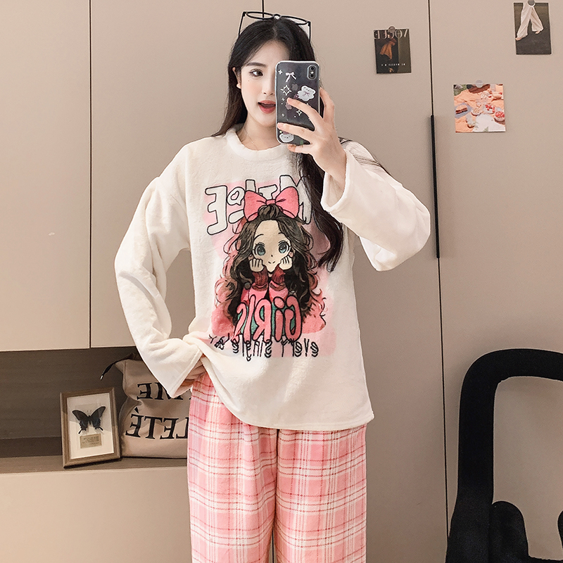 Summer Cotton Homewear Women Short Sleeve Shorts 2 Pcs Breathable Comf photo 2 (style 270281)