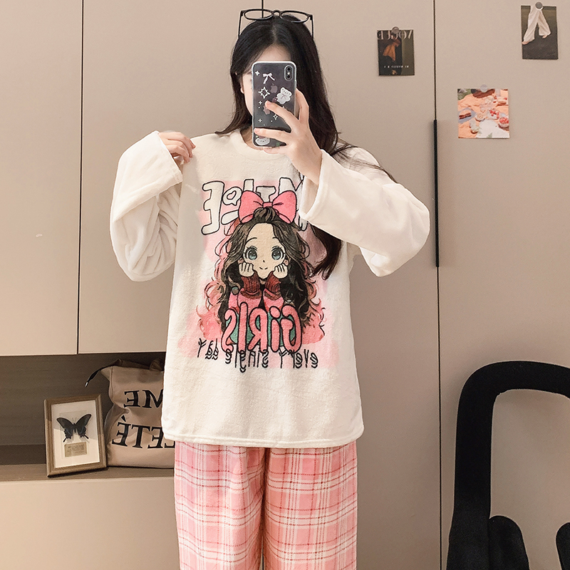 Summer Cotton Homewear Women Short Sleeve Shorts 2 Pcs Breathable Comf photo 4 (style 270281)