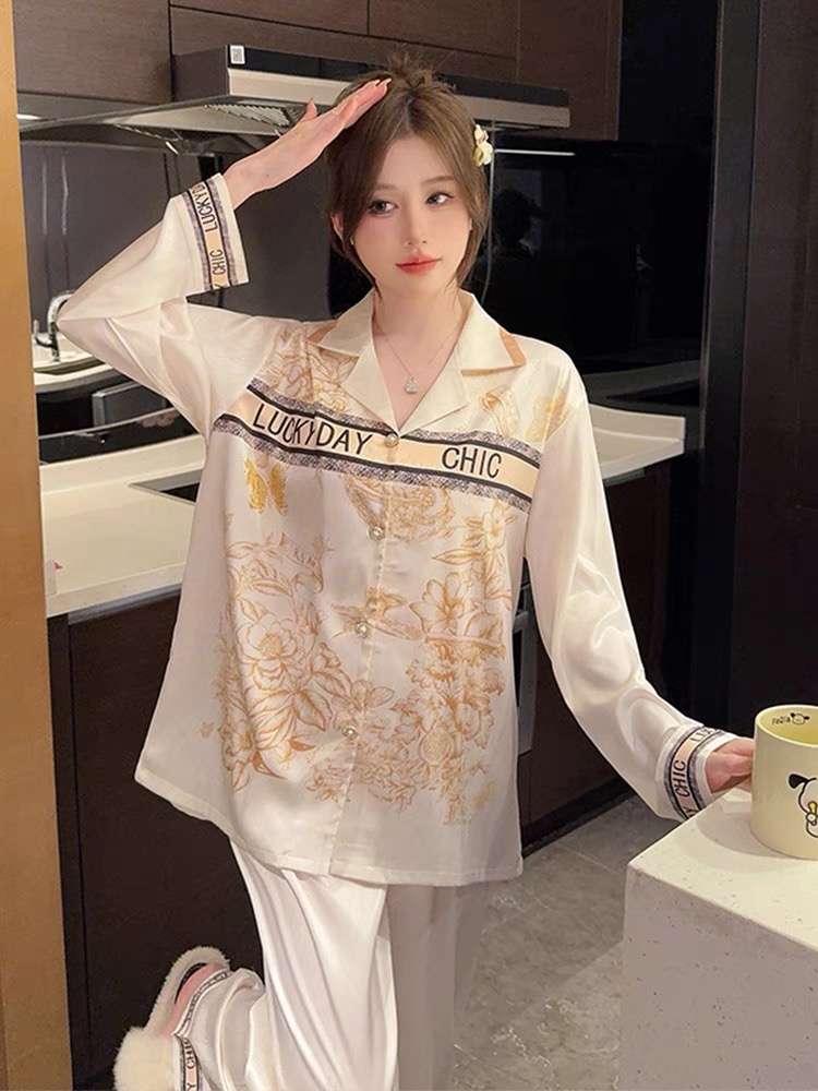 Summer Cotton Homewear Women Short Sleeve Shorts 2 Pcs Breathable Comf photo 2 (style 710136)