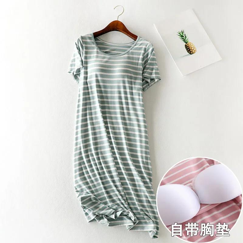 Summer Cotton Homewear Women Short Sleeve Shorts 2 Pcs Breathable Comf photo 4 (style local-XF)