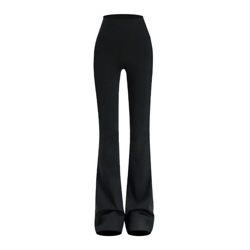 Flare Pants Petite High Waist Shark Leggings Women Thin Summer Yoga Fl photo 5 (style 2642)