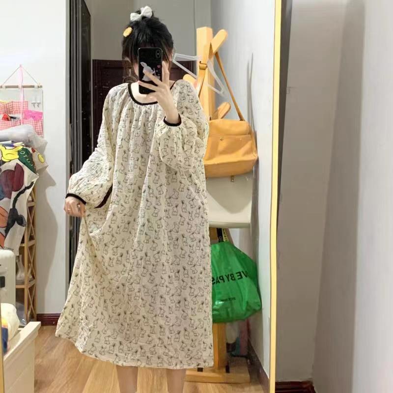 Summer Cotton Homewear Women Short Sleeve Shorts 2 Pcs Breathable Comf photo 1 (style local-内部价)