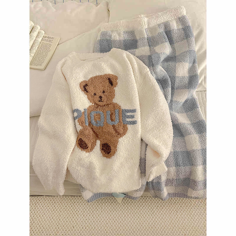Summer Cotton Homewear Women Short Sleeve Shorts 2 Pcs Breathable Comf photo 1 (style 34)