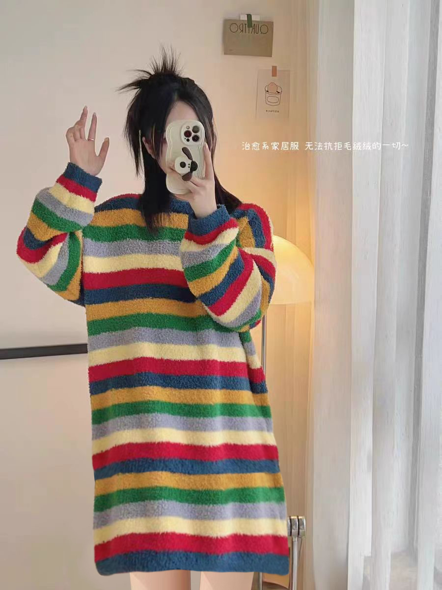 Summer Cotton Camisole Nightgown Women Loose Slim Breathable Home Dres photo 3 (style 22)