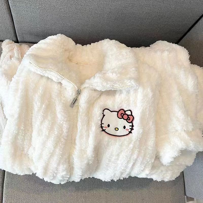 Summer Cotton Homewear Women Short Sleeve Shorts 2 Pcs Breathable Comf photo 1 (style local-四只拉链款)