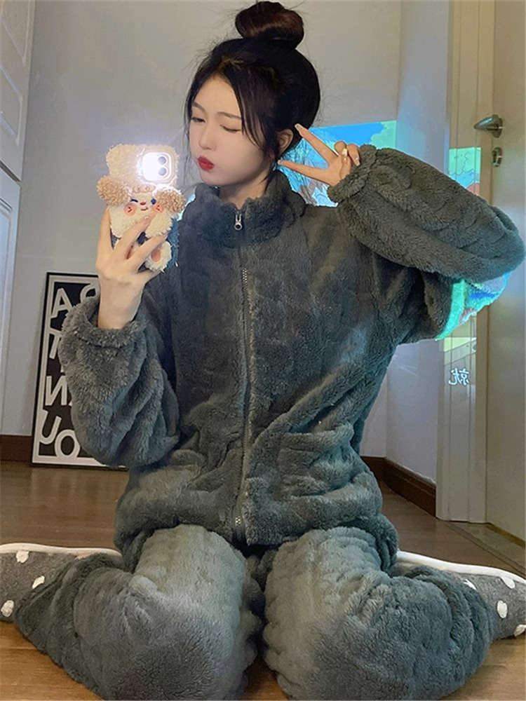 Summer Cotton Homewear Women Short Sleeve Shorts 2 Pcs Breathable Comf photo 4 (style local-四只纯色提花)