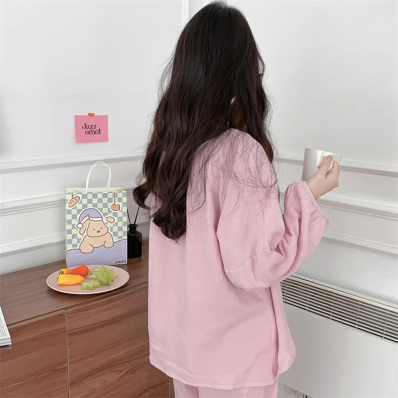 Summer Cotton Long Sleeve Pullover Homewear Women Short Sleeve Shorts photo 5 (style 14)