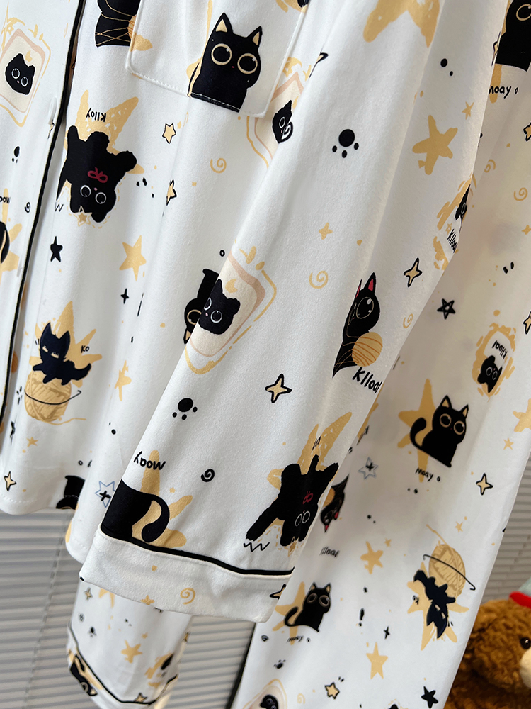 Summer Cotton Homewear Women Short Sleeve Shorts 2 Pcs Breathable Comf photo 4 (style local-德绒)