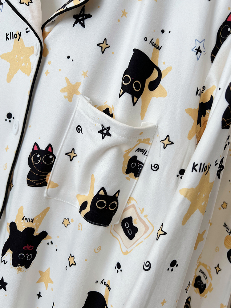 Summer Cotton Homewear Women Short Sleeve Shorts 2 Pcs Breathable Comf photo 5 (style local-德绒)