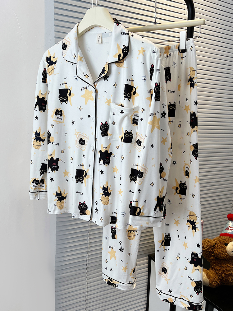 Summer Cotton Homewear Women Short Sleeve Shorts 2 Pcs Breathable Comf photo 7 (style local-德绒)