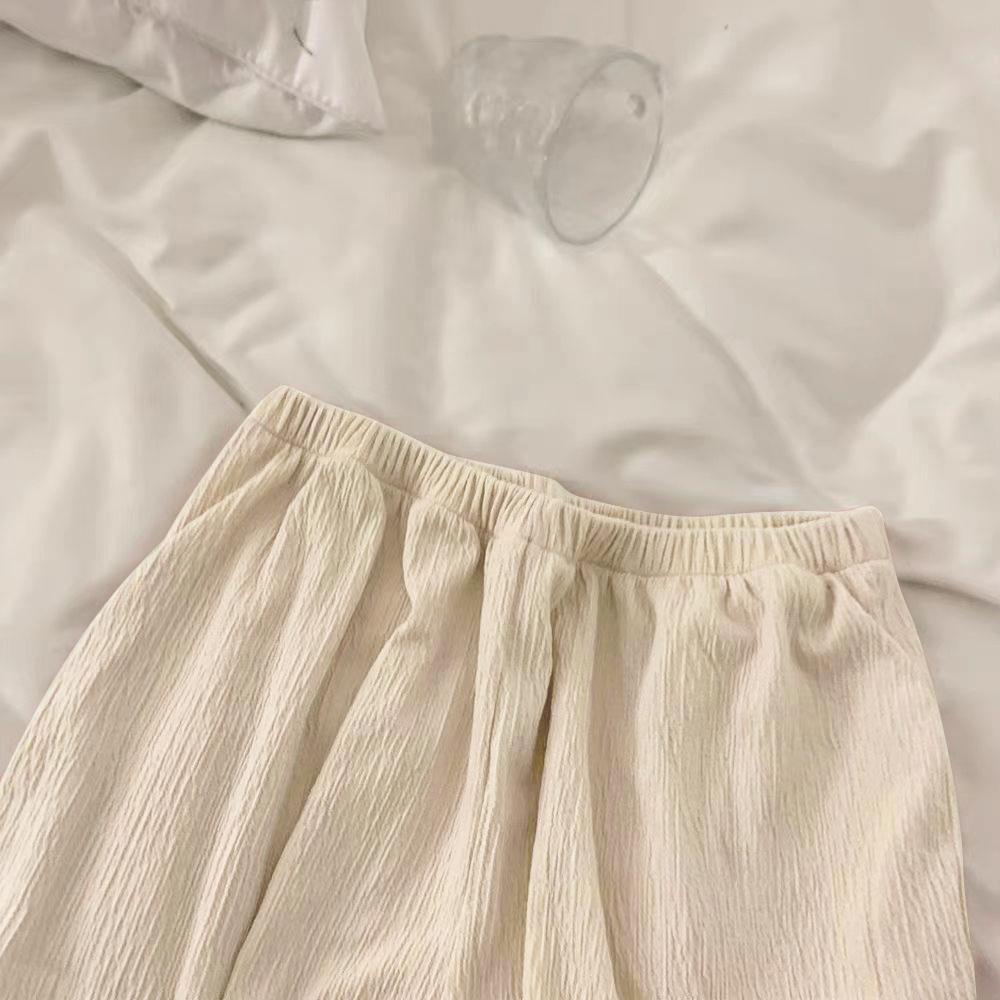 Summer Cotton Homewear Women Short Sleeve Shorts 2 Pcs Breathable Comf photo 5 (style 20)