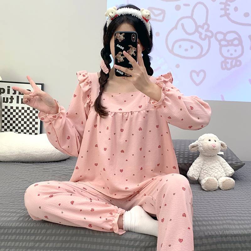 Summer Cotton With Pads Homewear Women Short Sleeve Shorts 2 Pcs Breat photo 4 (style 24)