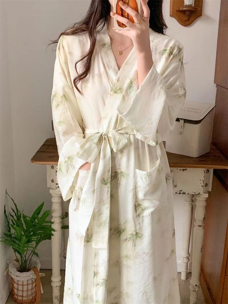 Summer Cotton Camisole Nightgown Women Loose Slim Breathable Home Dres photo 2 (style 15)