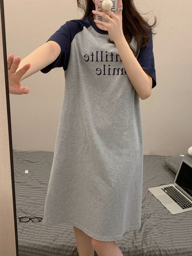 Summer Cotton-Like Camisole Nightgown Women Loose Slim Breathable Home photo 2 (style 9)