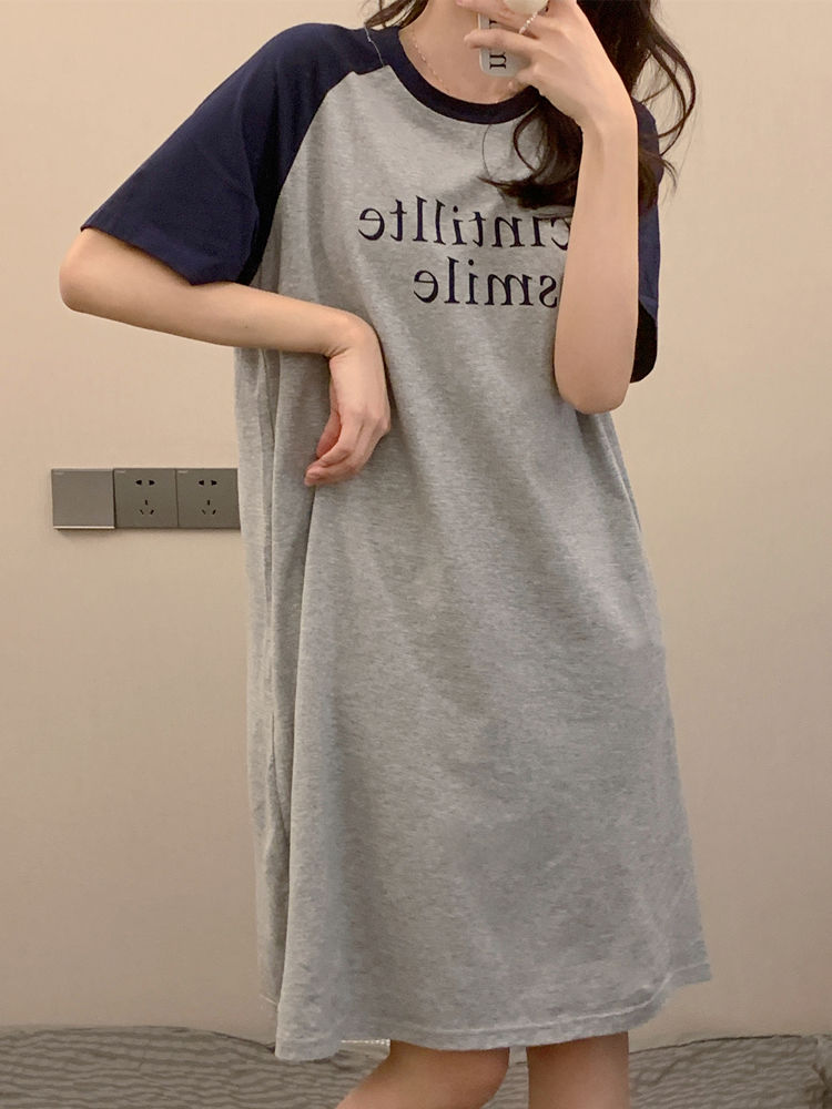Summer Cotton-Like Camisole Nightgown Women Loose Slim Breathable Home photo 5 (style 9)