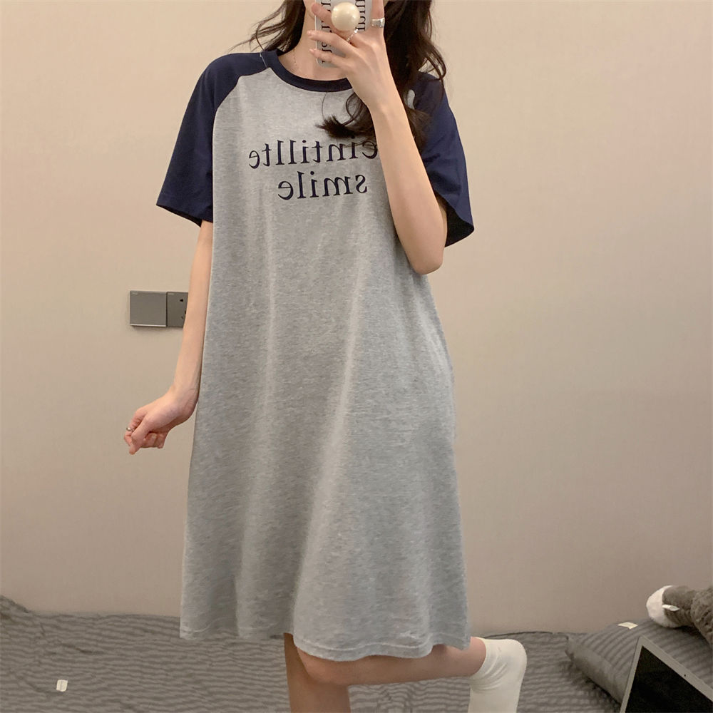 Summer Cotton-Like Camisole Nightgown Women Loose Slim Breathable Home photo 7 (style 9)