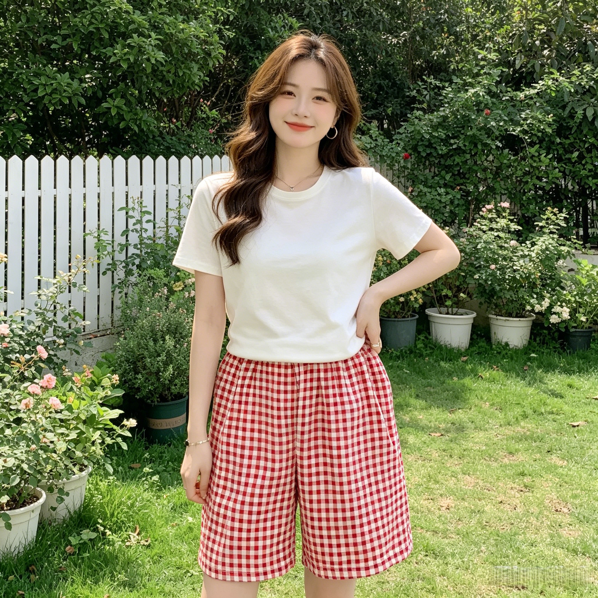 Summer Cotton Homewear Women Short Sleeve Shorts 2 Pcs Breathable Comf photo 7 (style local-短裤)
