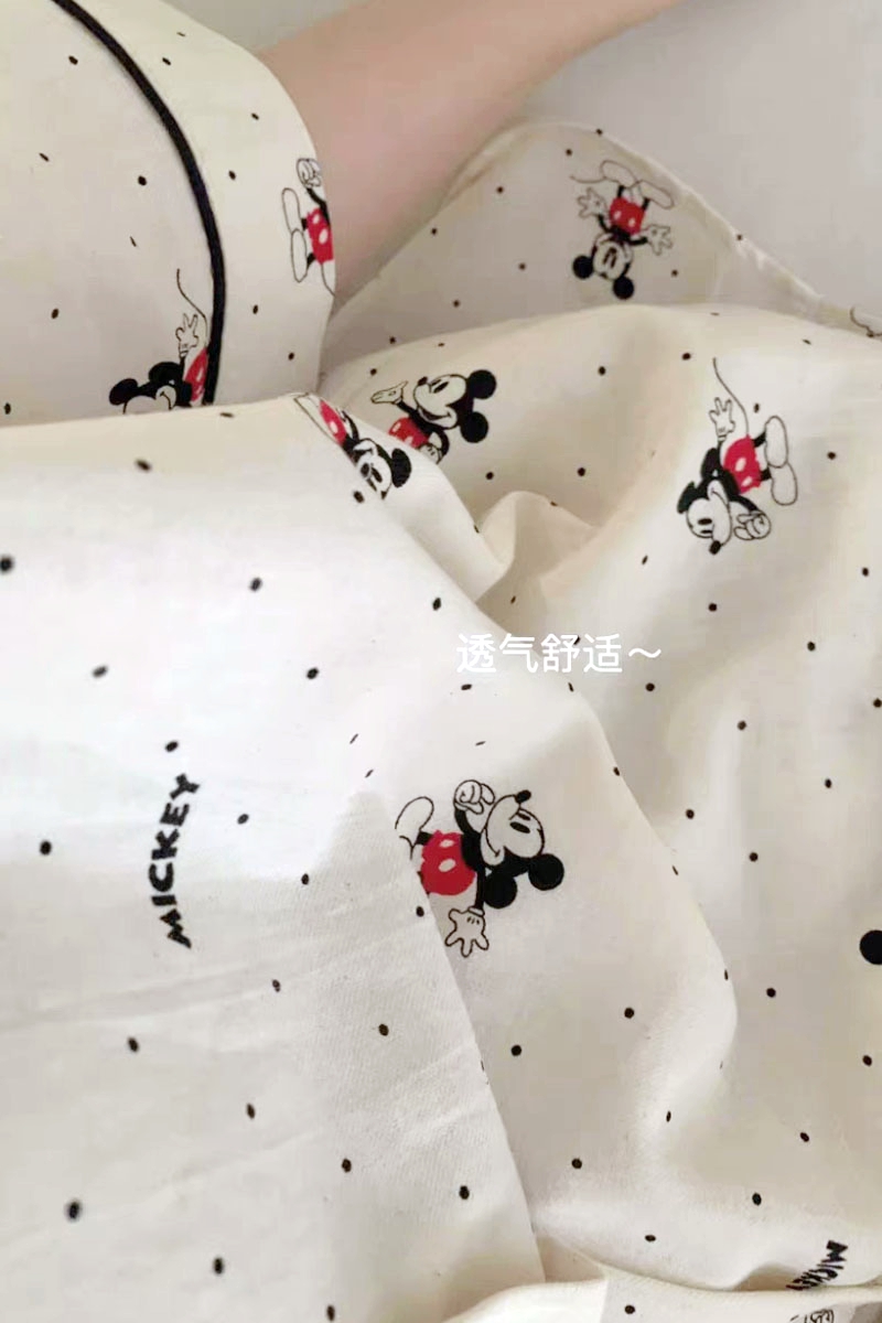 Summer Cotton Homewear Women Short Sleeve Shorts 2 Pcs Breathable Comf photo 3 (style local-纯欣宝货号CXB)