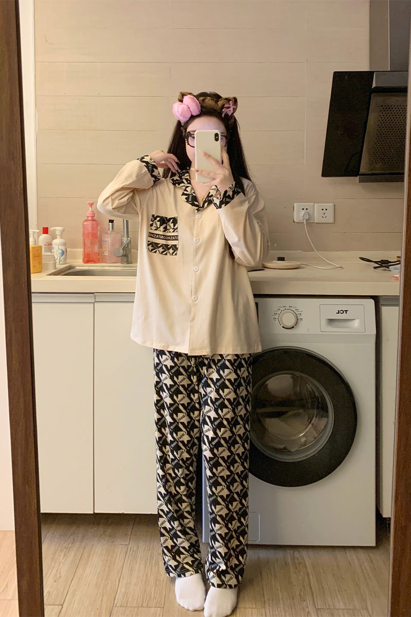 Summer Cotton Homewear Women Short Sleeve Shorts 2 Pcs Breathable Comf photo 5 (style 10)