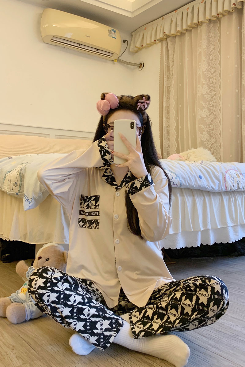 Summer Cotton Homewear Women Short Sleeve Shorts 2 Pcs Breathable Comf photo 7 (style 10)